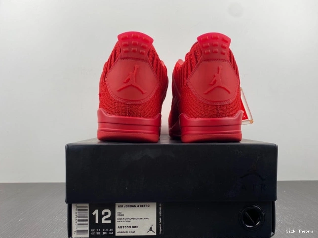Kicked Out Shoe Store 4 Retro AQ3559-600 Flyknit Jordan Red 0801